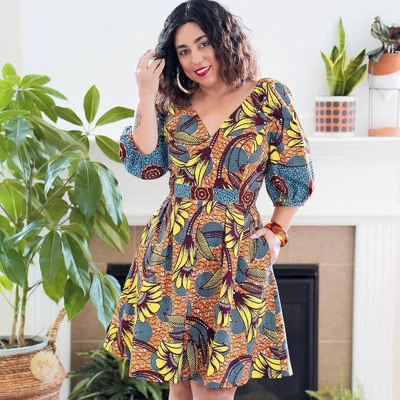 Misses Dress Pattern S9329 By Simplicity Mimi G Style Puff Sleeves 16-24 - Picture 5 of 9